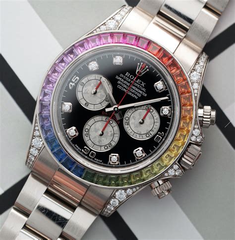 rolex arcobaleno|rolex rainbow price.